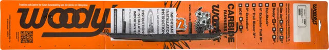 Orange-packaged Woody’s Carbide Runners snowmobile parts for Dooly Carbide Runner DS4-9350