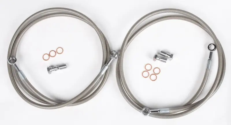 DS650-2F-2 Brakeline Frt 2 Line Bom Std + 2 - Front Brake Kit