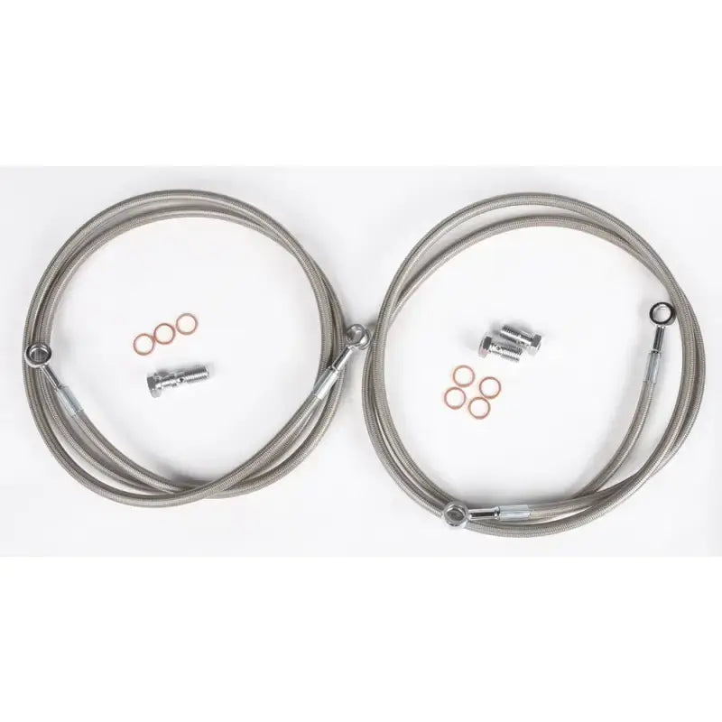 DS650-2F-2 Brakeline Frt 2 Line Bom Std + 2 - Front Brake Kit
