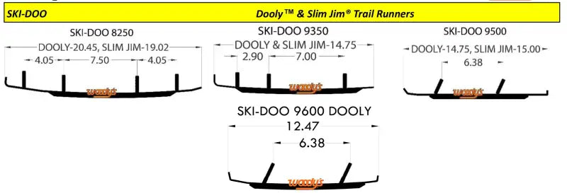 DS8-9600 Woodys Dooly 8 Inch Carbide Runner - RV and Auto Parts