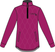 Cassandra Technical Sweater Berry/Black Xl