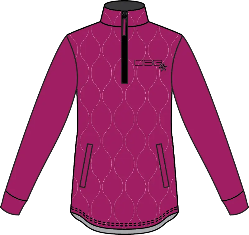 Cassandra Technical Sweater Berry/Black 4X