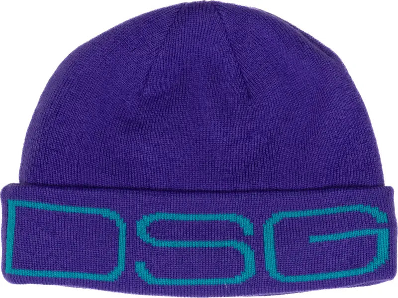 Dsg 527038 Logo Beanie Ultra Violet - Headgear