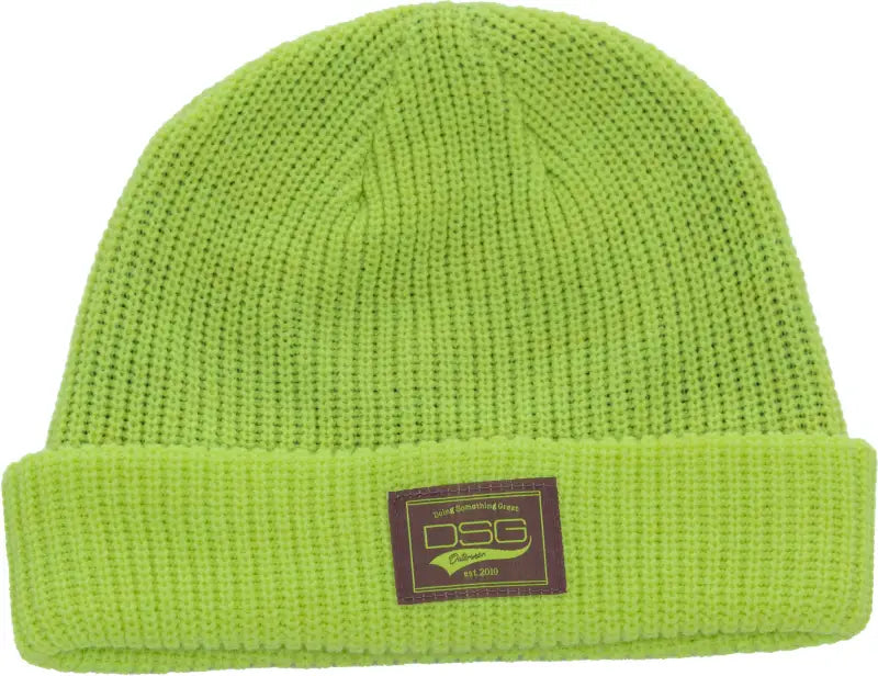 Dsg 527052 Cap Knit Beanie Neon Lemon - Headgear