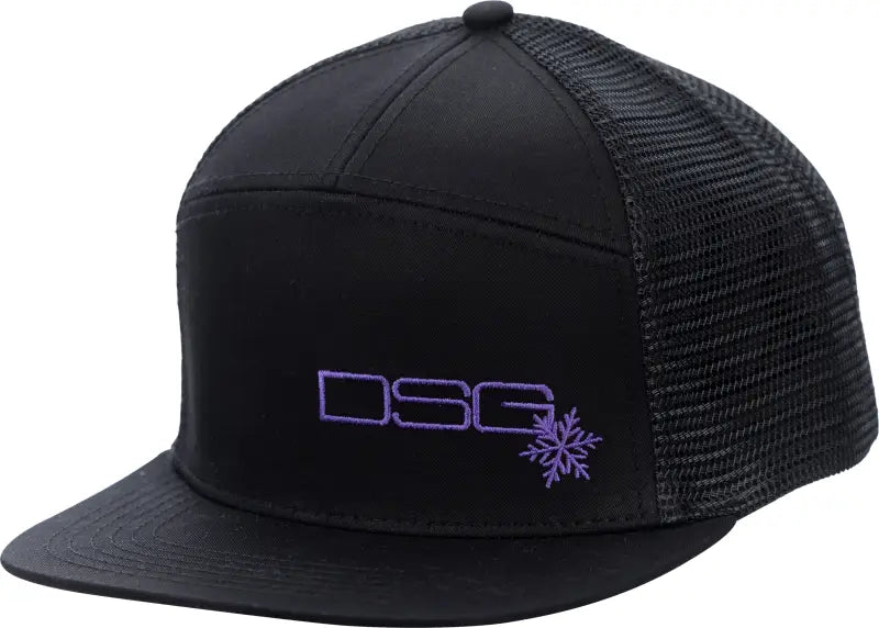 Dsg 527113 Flat Brim Cap Black - Headgear