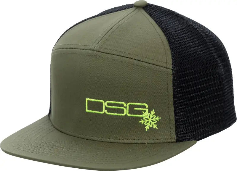 Dsg 527120 Flat Brim Cap Fresh Olive - Headgear