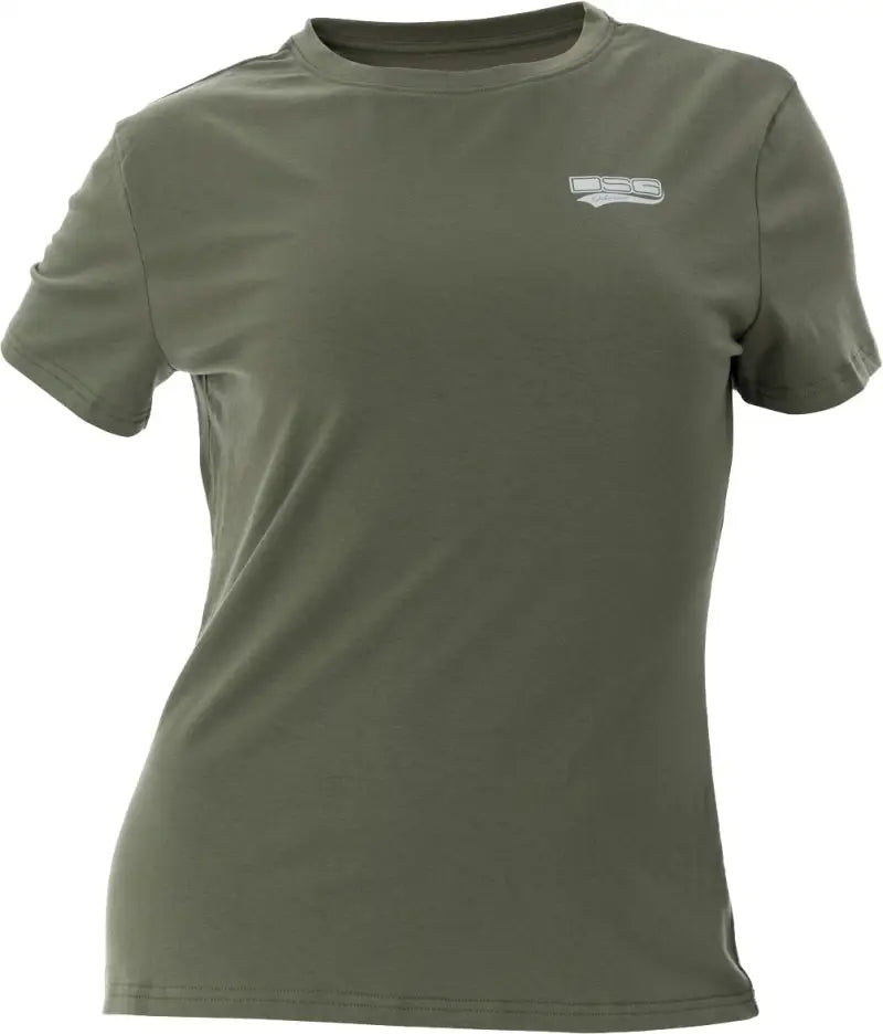 Dsg Casual Logo Tee Moss Olive Sm - DSG