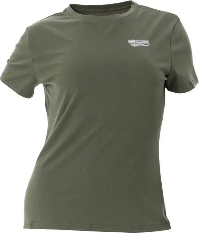 Dsg Casual Logo Tee Moss Olive Sm - DSG