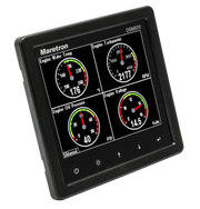 Digital engine monitoring display on Maretron DSM570-01 bright color display with high brightness