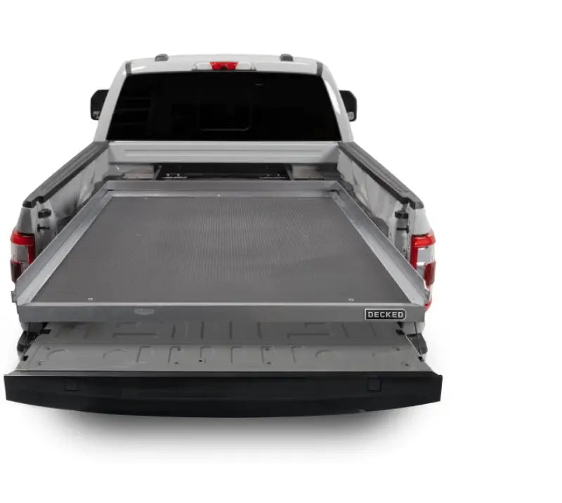 Truck bed storage system for Toyota Tundra DT4 Decked setup in 2022 model