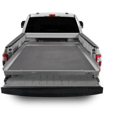 Truck bed storage system for Toyota Tundra DT4 Decked setup in 2022 model