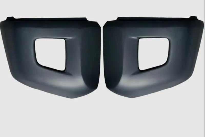 Dark gray bumper end caps for DU0112 Ecoological Paintable Bumper Overlay No Sensor