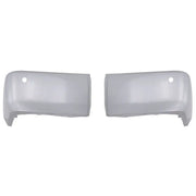 White plastic car door handle cover for DU3012 ecoological paintable bumper overlay