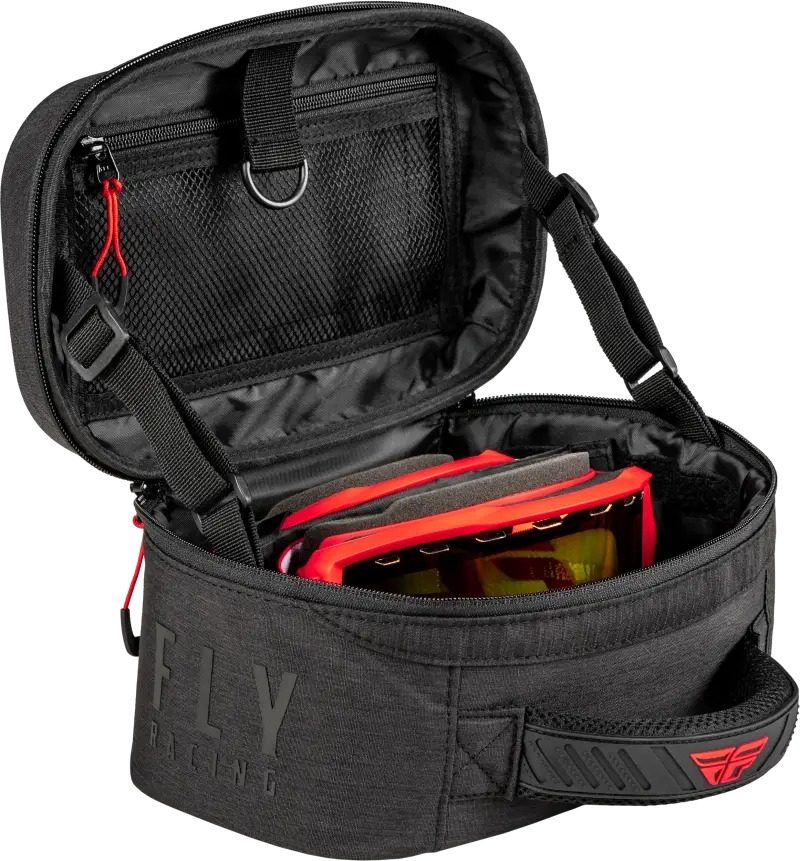 Dual Goggle Case Black - Powersports