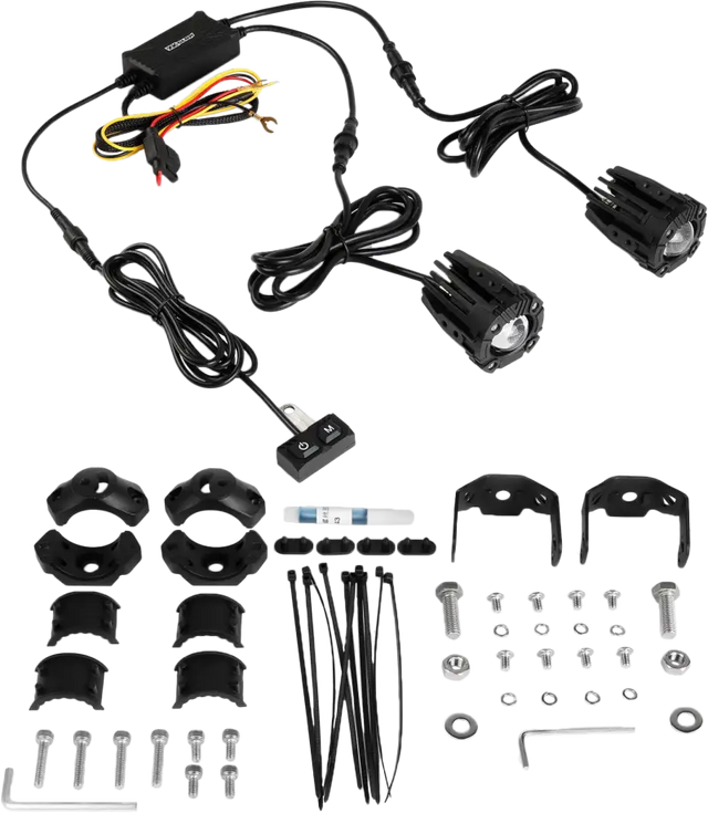 XK GLOW Dual Led Driving Light 2in White/Amber