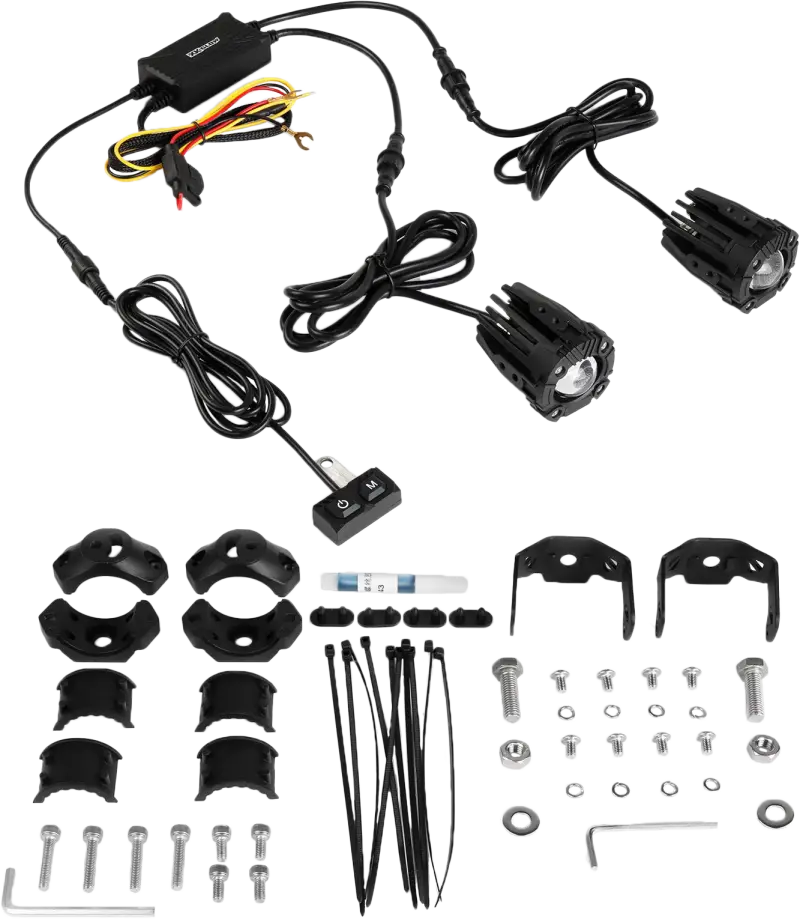 XK GLOW Dual Led Driving Light 2in White/Amber