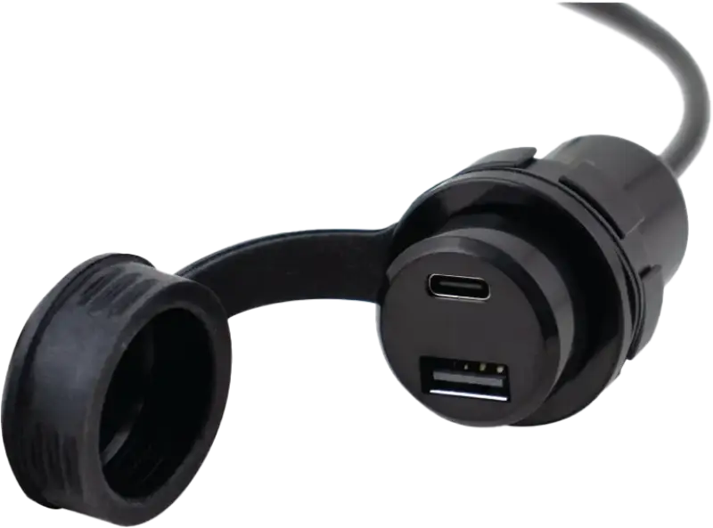 Dual Port Usb Adapter Type A And C - RV and Auto Parts