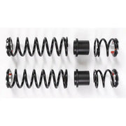 Black dual rate coil springs with spacers for the Dual Rate Spring Kit 36 Std Pol