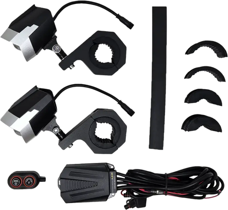 Dual switchback LED light kit for motorcycles, ideal RV parts & accessories and truck parts