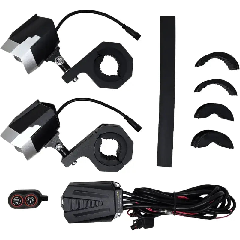 Dual switchback LED light kit for motorcycles, ideal RV parts & accessories and truck parts