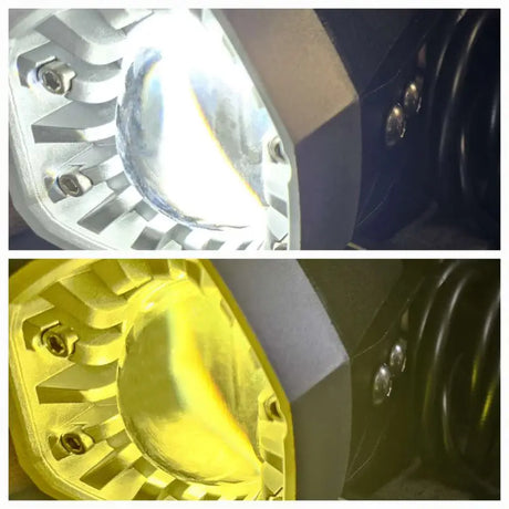 Dual Switchback Led Lights Black Wired Remote Pr - PATHFINDER