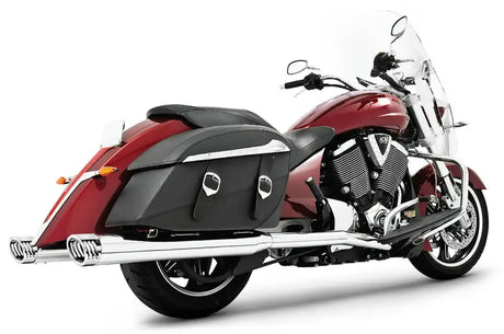 FREEDOM Duals W/4" Muffler Chrome Cross Co Tour Crossroads Le for Powersports