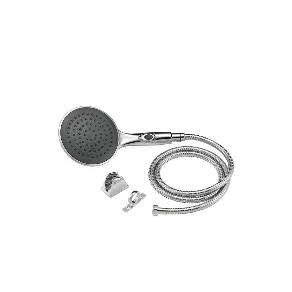 Dura Faucet Single Function Flow Head Shower Head DF-SA434K-CP - Luxury Rain Wand Hose