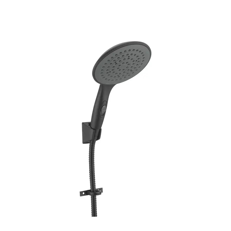 Dura Faucet Single Function Flow Head Shower Head DF-SA434K-MB - Luxury Rain Wand Hose