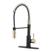 Dura Faucet Used For RV Kitchen DF-MK504SLK-MBMG - Coil Pull-Down Mbm