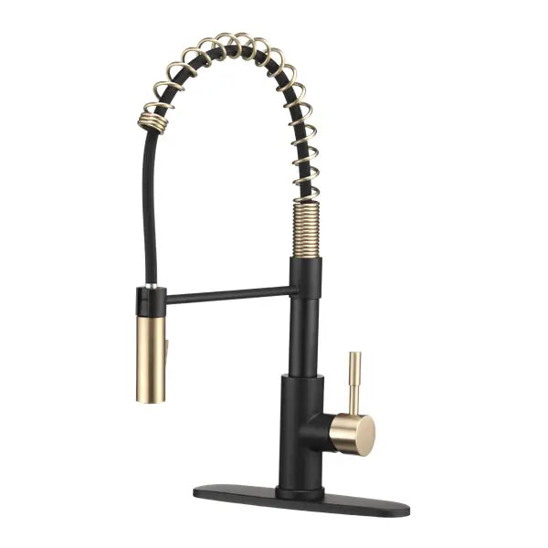 Dura Faucet Used For RV Kitchen DF-MK504SLK-MBMG - Coil Pull-Down Mbm