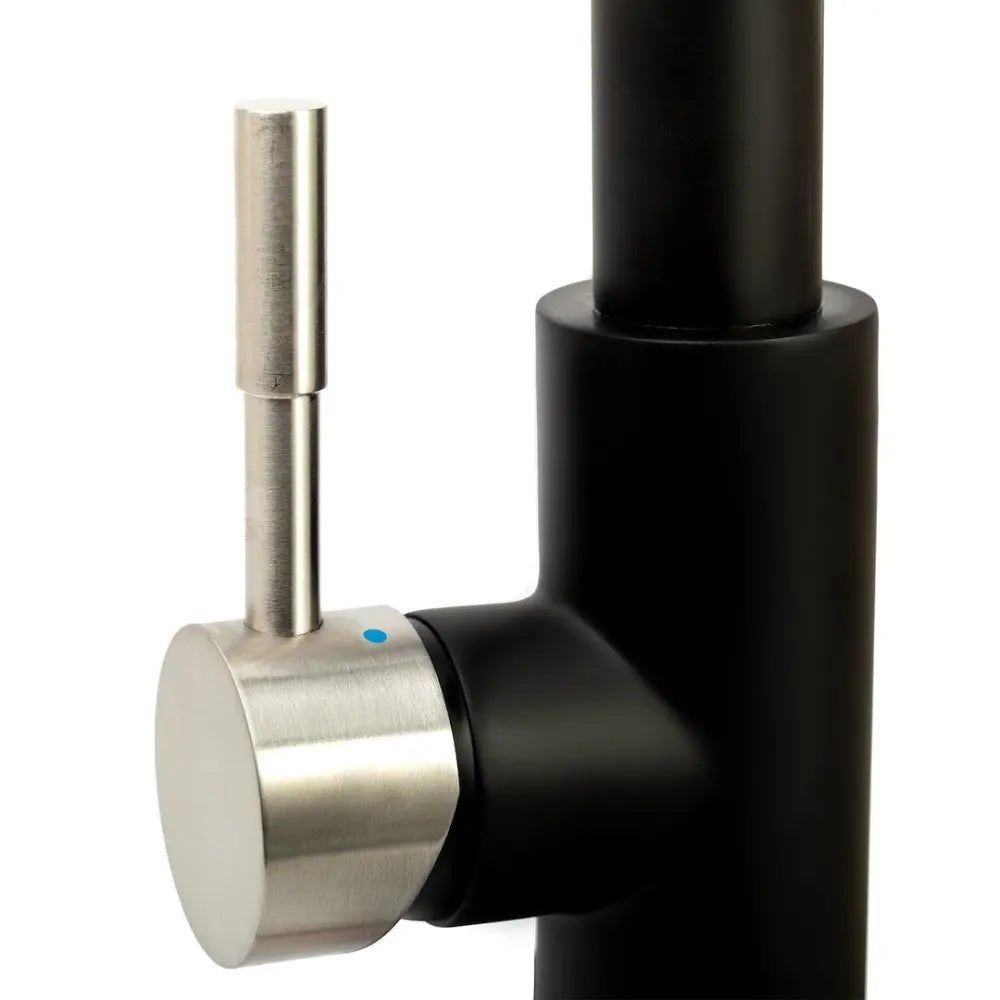 Dura Faucet Used For RV Kitchen DF-MK504SLK-MBSN - Streamline Coil Pull-Down Kitche