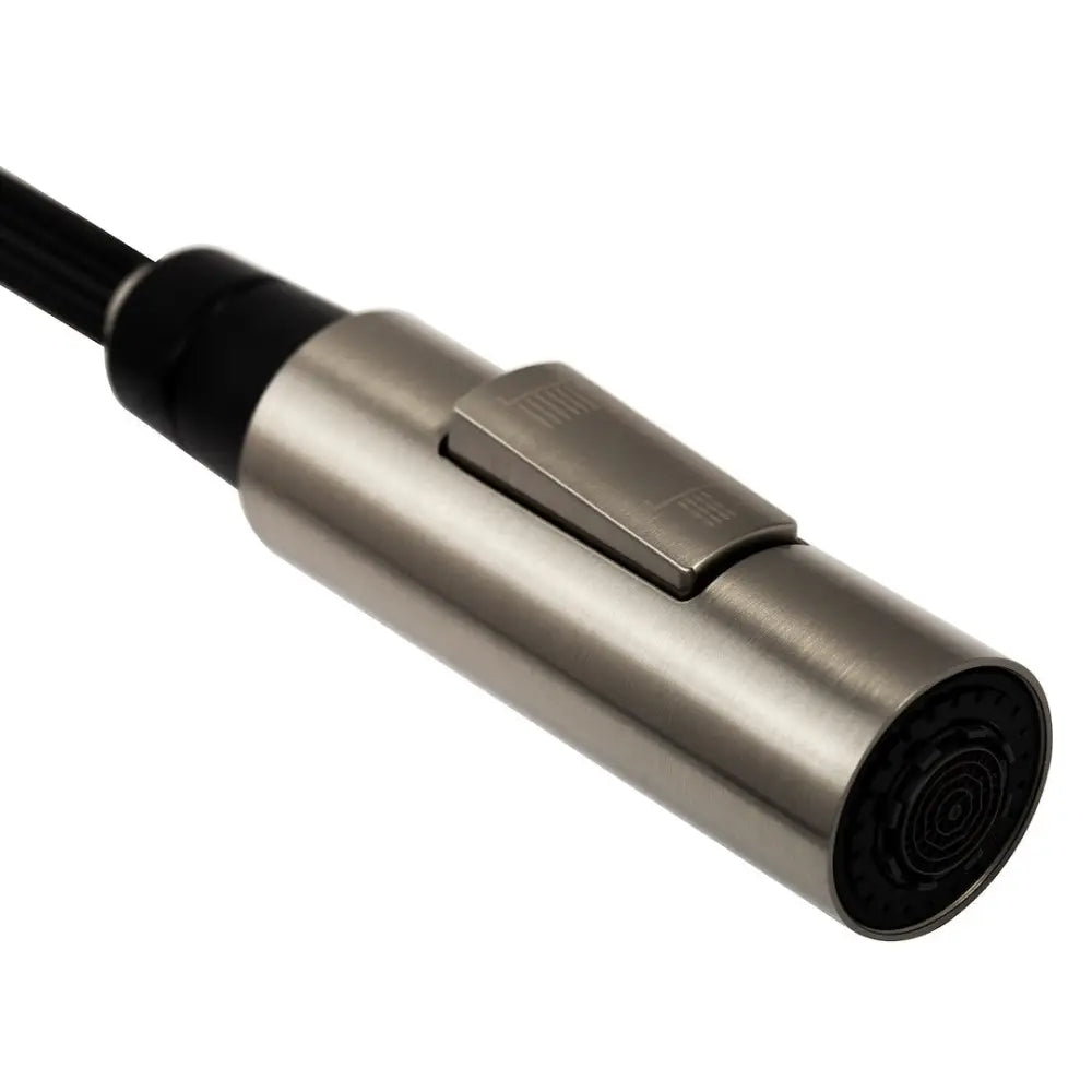 Dura Faucet Used For RV Kitchen DF-MK504SLK-MBSN - Streamline Coil Pull-Down Kitche