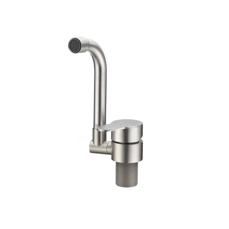 Dura Faucet Used For RV Kitchen DF-MK510H-SN - Folding Brushed