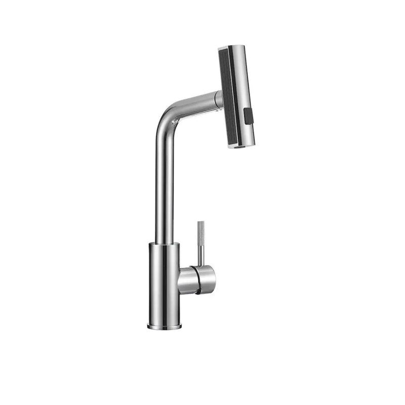 Dura Faucet Used For RV Kitchen DF-MK511X-CP - Rainfall Pull-Down Fauce