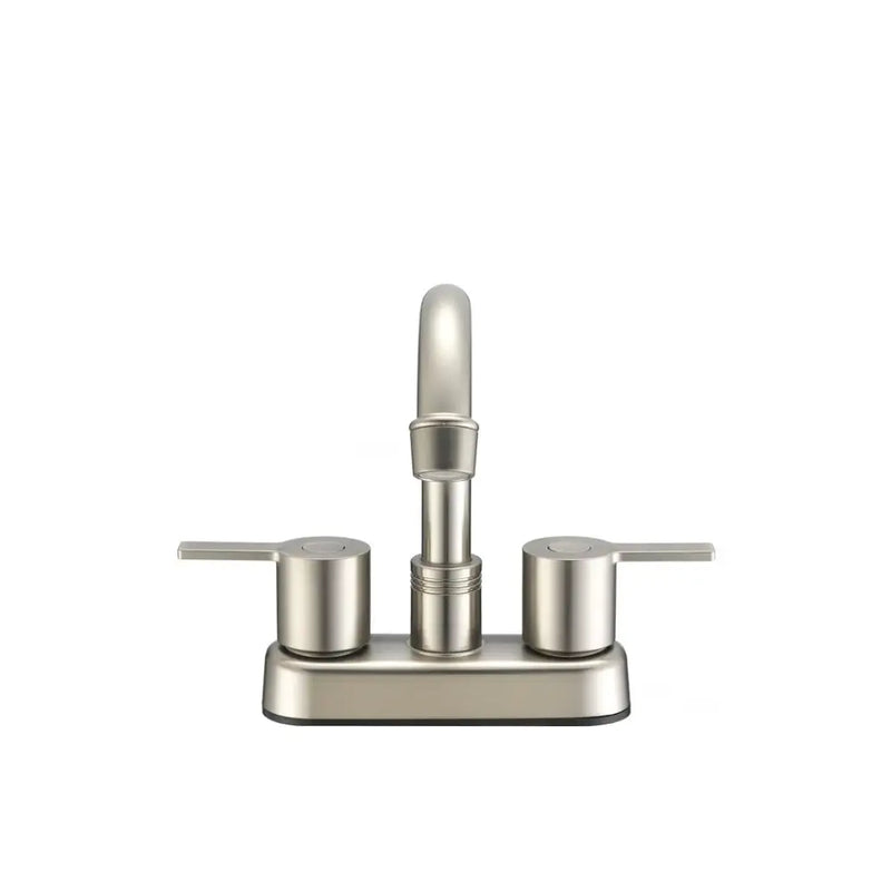 Dura Faucet Used For RV Kitchen DF-PB155M-SN - Modern Arc Spout Bar BR