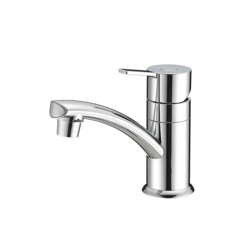 Dura Faucet Used For RV Kitchen DF-PL200M-CP - Modern Single Lever Centerset LA