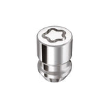 Shiny silver wheel lock from Durable 4 Pack 12X1.5 Con Whl Lok for easy use