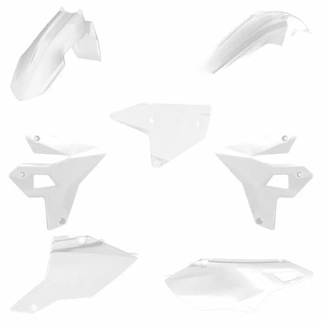 Full Plastic Kit Suzuki Dr400 White - POLISPORT