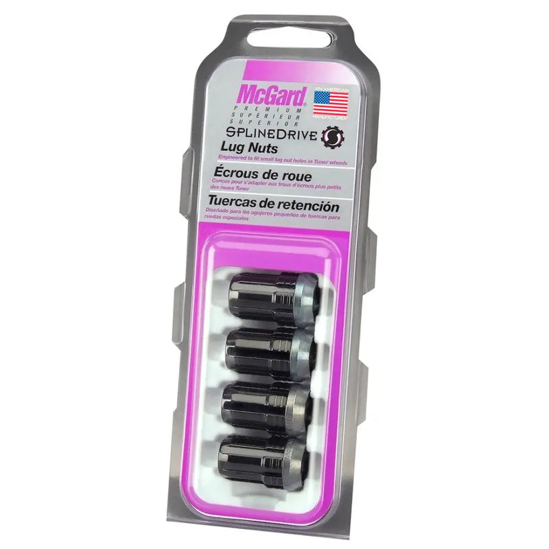 Durable LUG NUT PK/4 12X1.5 BLACK for Enhanced Safety