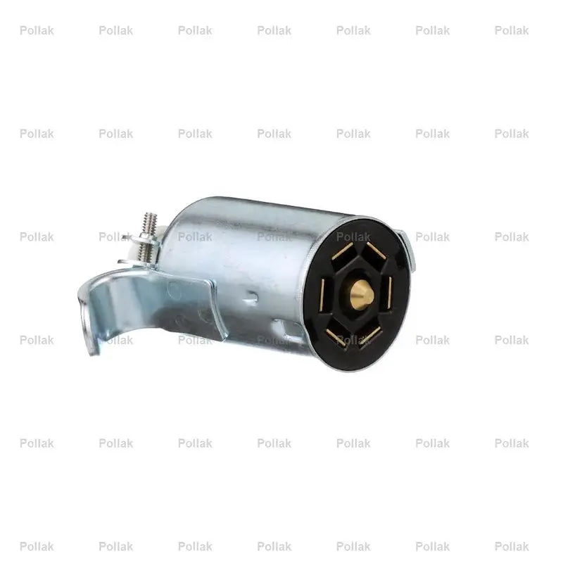 Pollak 12702E 7-Way Rv Connector Metal Quality trailer wiring connector from Pollak