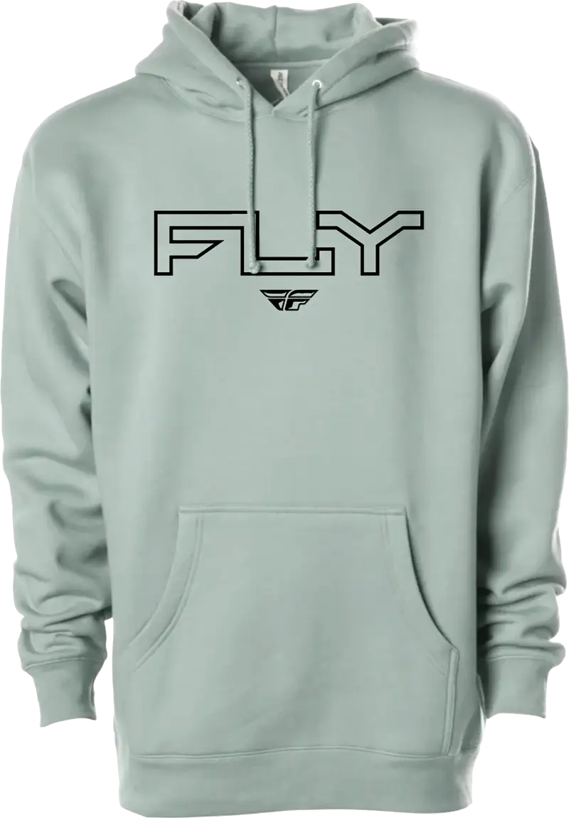 Fly Edge Hoodie Dusty Sage Sm - FLY RACING