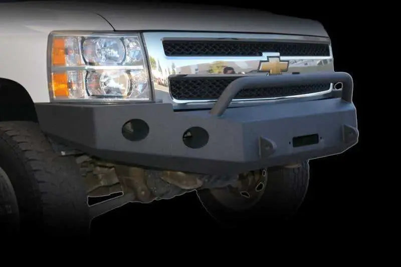 DV8 Offroad 07-13 Chevrolet Silverado 1500 Front Bumper - Black Powdercoat 