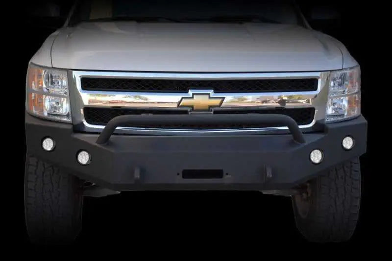 DV8 Offroad 07-13 Chevrolet Silverado 1500 Front Bumper - Black Powdercoat 