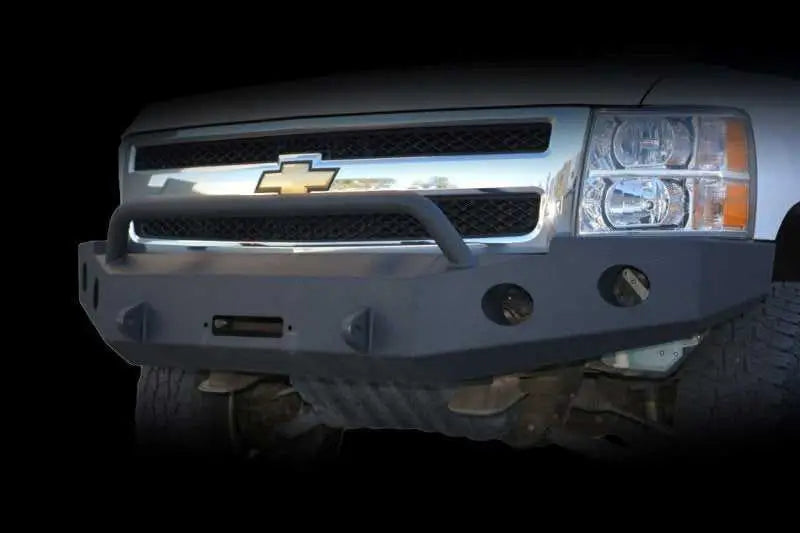 DV8 Offroad 07-13 Chevrolet Silverado 1500 Front Bumper - Black Powdercoat 