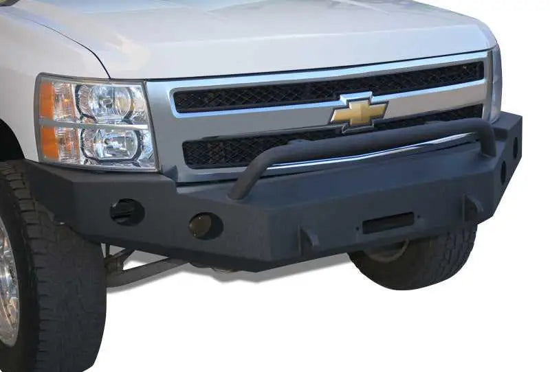 DV8 Offroad 07-13 Chevrolet Silverado 1500 Front Bumper - Black Powdercoat 