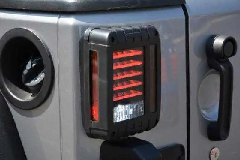 DV8 Offroad 07-18 Jeep Wrangler JK Horizontal LED Tail Light 