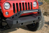 DV8 Offroad 07-18 Jeep Wrangler JK/JL Front Stubby Bumper 