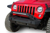 DV8 Offroad 07-18 Jeep Wrangler JK/JL Front Stubby Bumper 