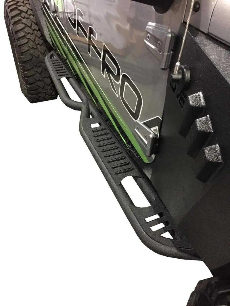DV8 Offroad 07-18 Jeep Wrangler JK Rock Slider Steps (4 Door Only) 