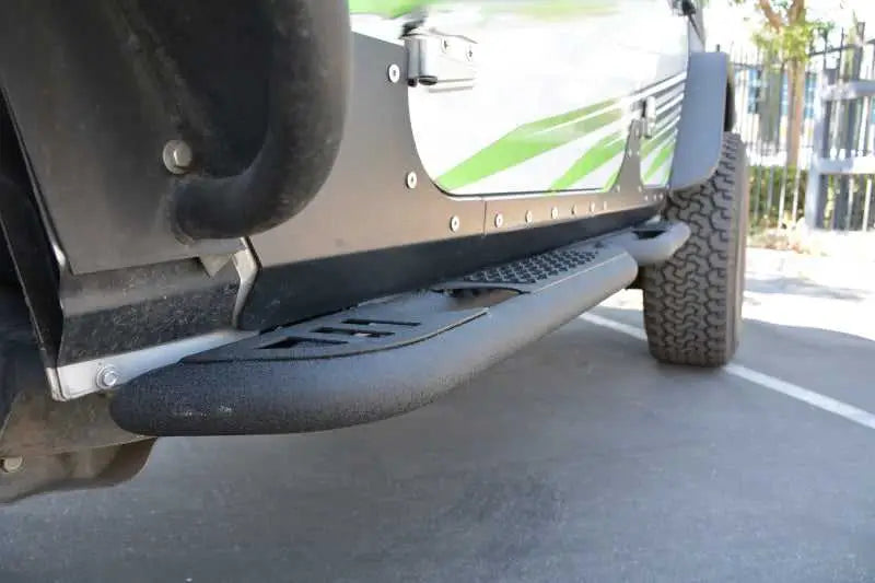 DV8 Offroad 07-18 Jeep Wrangler JK Rock Slider Steps (4 Door Only) 